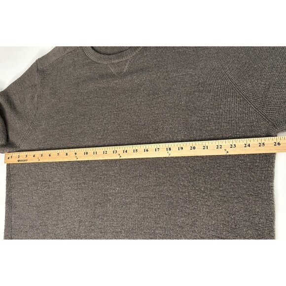 Smartwool Cheyenne Creek Crewneck Sweater Merino Wool Blend Taupe Men’s XXL - Picture 12 of 14